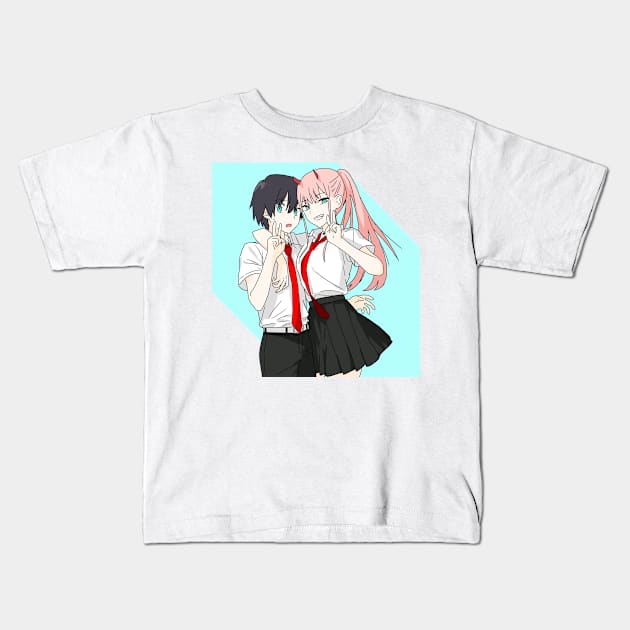 Hiro x 02 Kids T-Shirt by Senpaih